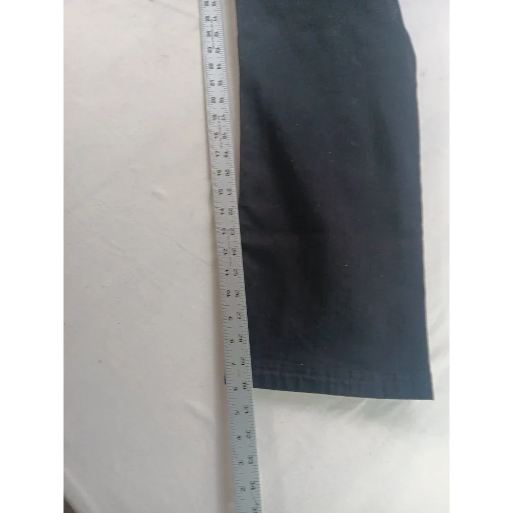 Duluth Trading Ballroom Double Flex Pants Mens 38x30 Black Stretch Relaxed Work